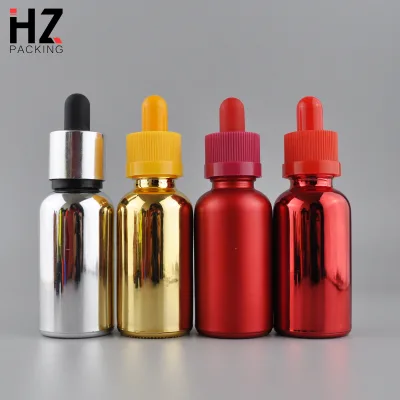 Skincare 30 ml Gold Glass Dropper Bottle Luxury