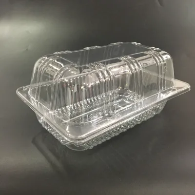 OEM Factory Transparent Cake Bread Packing Box Bops Tall Cover Packing Box Container Bakery Takeaway Plastic Box