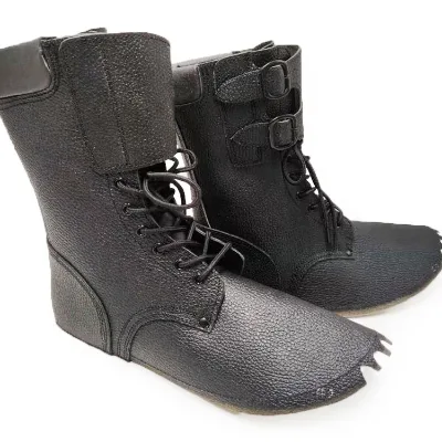 New Arrival High Quality Security Combat Boots Leather Safety Shoe Semi Upper