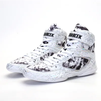 Day Key Custom Manufacturer Professional Youth Training Make Your Own Boxing Wrestling Shoes for Men