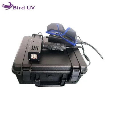 Bird UV 20x20mm Handheld Rechargeable Multi-Wavelength LED Fan Curing Lamp Fast Drying Dimmable Portable Car Paint & Oil Repair
