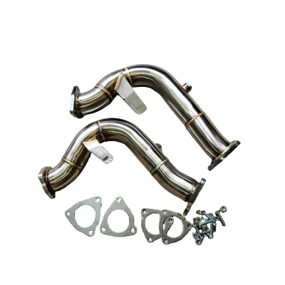 2.5" Stainless Steel Turbo Exhaust Downpipe Kit for Audi B8 A4 S4 A5 S5 3.0 TFSI Downpipe Primary