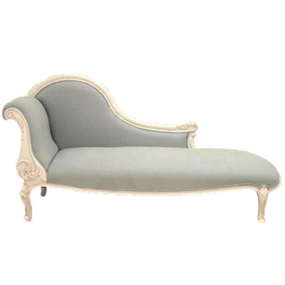 Factory Supply Designer Antique Chaise Velvet Chaise Lounge Modernos E Luxuosos Wooden Chaise Longue