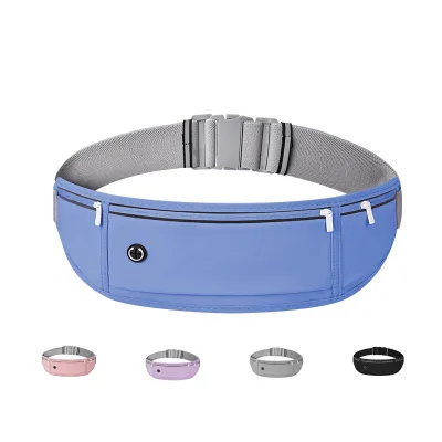 Custom Logo Waterproof Waist Bag Outdoor Sports Running Jogging Fanny Pack Belt Bag Phone Lightweight Concealed Carry Fanny Pack