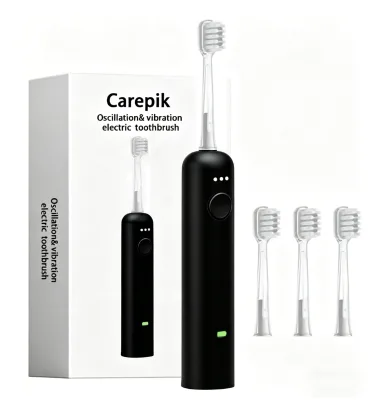 Carepik AET-016 OEM New Generation Electric Toothbrush Soft Bristle Waterproof Rechargeable Long Battery Life-High End for Adult