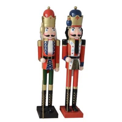 Wholesale Large Life Size 90cm & 180cm Nutcracker King Christmas Decorations Wholesale