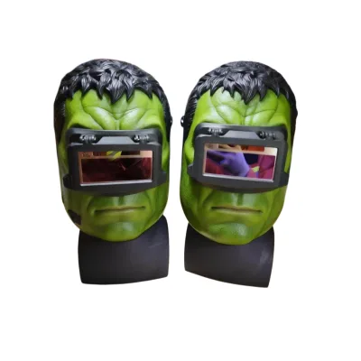 The Hulk Auto-Darkening Flip-Up Welding Helmet with Auto-Dimming Half View and 1ms Switch Time