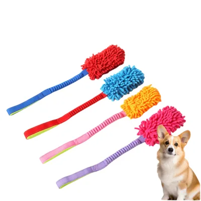 Outdoor Dog Agility Tug Toy Eco-Friendly Interactive Cotton Plush Chew Teeth Cleaning Pull Toy for Dogs