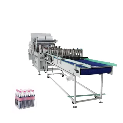 Automatic High Speed Linear Type Shrink Stretch Wrapping Packing Machine for Bottled Water Drink Production Line