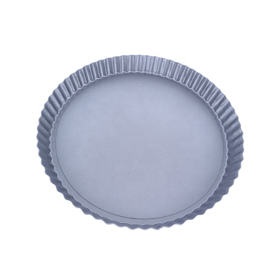 Factory Price Customized Cake Pan Removable Bottom Carbon Steel 0.6mm Pan Cake Cookies Sheet