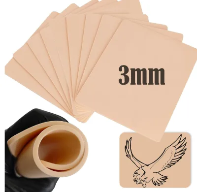 Factory Sale Professional Latex Eyebrow Tattooing Tools Artifical Skin Tattoo Beginner Practise Tools