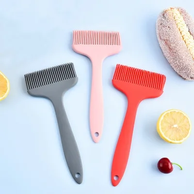 New Arrival BBQ Tool Heat Resistant Silicone Large Oil Brush Bpa Free Silicone Basting  Pastry Oil Sauce Brush