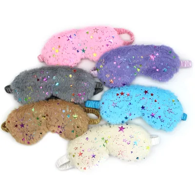 Hot Sale Personalized High Quality Velvet Eye Mask Sleep Blackout