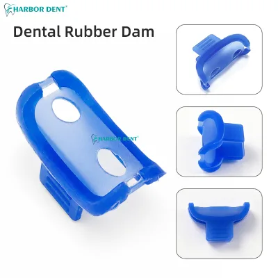 1pcs Dental Wedge Mini Rubber Dam Sheet Comfortable for Children and Adults Autoclavable Dentist Tools Harbor Dent HYG-TM322