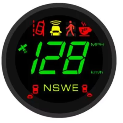 New Led Head up Display ADAS GPS Speedometer With Accurate Speed for Car