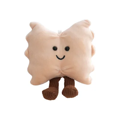 Italian Dumpling butterfly Noodle Simulation Cute Doll Fun Companion Plush Toy Children's Gift Keychain