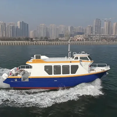 Grandsea 12.8m Aluminum Coastal Sea Small Ferry Passenger Boat With Stern Drive for Sale