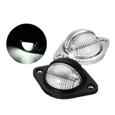 Waterproof 10-30V 3 Led Truck Number Plate Light Led License Plate Lights