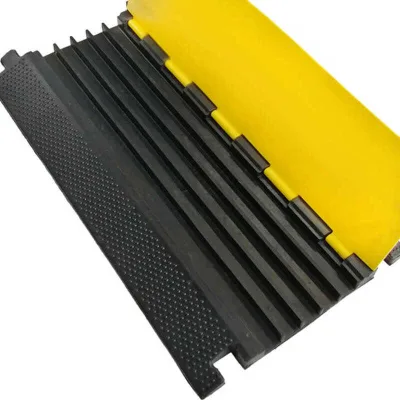 Portable Cable Protector Kit with Carrying Case for Parking Curbs
