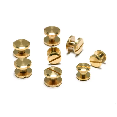 Binding Chicago Book Rivet Belt Male Female M3 Cross Slotted Flat Head Brass Leather Screw DIN Metric/Inch ISO9001 Certified