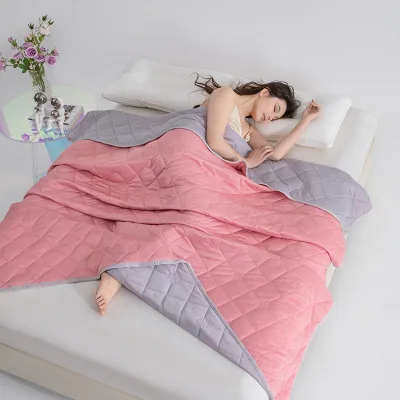 For Amazon Cool Feeling Summer Blanket Machine Washable Ice Silk Air Conditioning Blanket Cool Comfortable for Summer Blanket