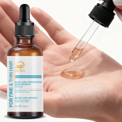 OEM Organic 50Ml Effective Hair Loss Prevention Plant Extracts Hair Growth Serum for Hair Loss Treatment