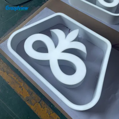Custom Floor Standing LED Totem Light Box with Aluminum Alloy Frame IP65 Waterproof for Outdoor Mall Plaza
