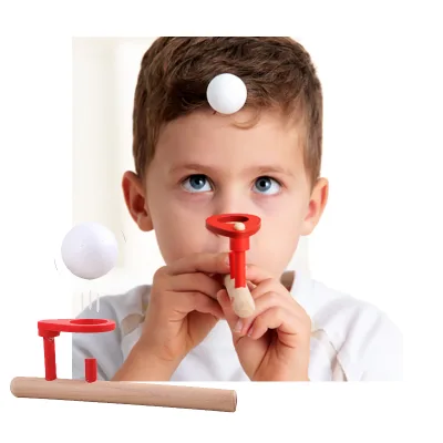 Early Education Floating Blow Balls Montessori Educational Toys Blowpipe Puzzle Teaching Magic Blowing Floating Ball Games Toy