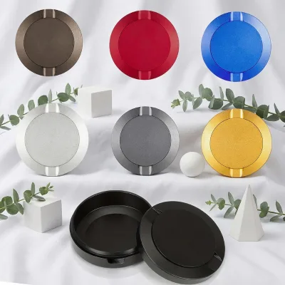 Wholesale Custom Anodized Aluminum Snus Can With Laser Engraved Logo Painting, Durable Metal Snuffbox Nicotine Pouch Storage