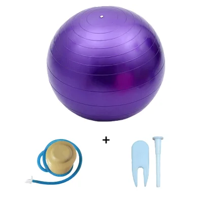 Anti-Burst Yoga Fitness Ball Heavy Duty Exercise Ball for Home Gym Eco Friendly Stability Ball for Pilates Core Training