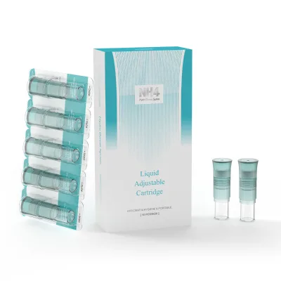 NH4 Glass Liquid Storage Microcrystal Bottle with Adjustable Liquid Outlet