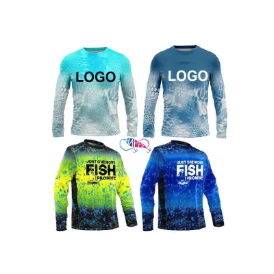 OEM ODM Fishing Suits Shirt Uv Long Sleeve Fishing Gear Summer Outdoor Quick-Drying Lightweight Breathable Fishing Suits Custom