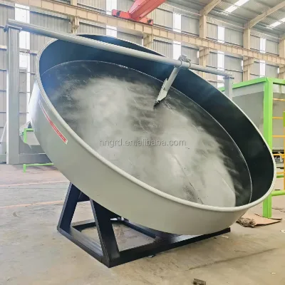 Chicken manure organic fertilizer disc granulator production line,  compound fertilizer granulator equipment