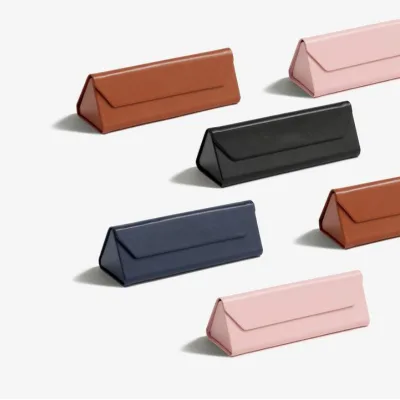 Manufactory Triangle  Hard Sunglasses case Box Custom logo for Sunglasses