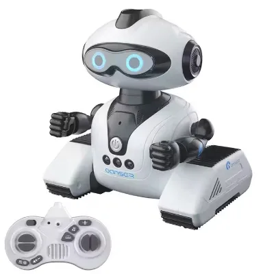 Smart Intelligent Toy Robot Programmable Gesture Sensing Singing Dancing Led Eyes Multi-functional Educational RC Robot for Kids