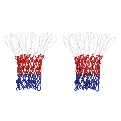 The Three-color Basketball Net Made of PP and Nylon Material Suitable for Various Environments, and Used for Basketball Hoops.
