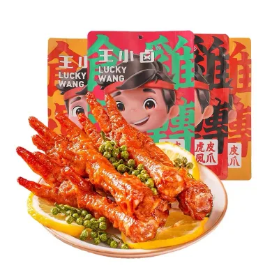 Best-Selling Tiger Skin Chicken Feet in Multi-Flavor Packaged in Bags