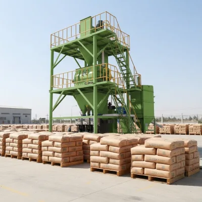 HC High Tech PLC-controlled Dry Mix Mortar Plant Intelligent Control Real-time Monitoring System Customizable Voltage High for