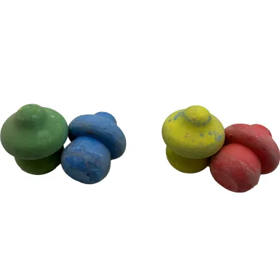 Large Sized Sidewalk Mushroom Shaped Chalk Sidewalk Easy to Clean and Dust-free