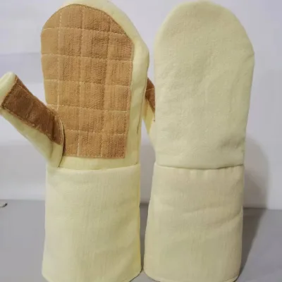 Factory Supply 600C Heat Resistant PBO Glove For 600 Degree