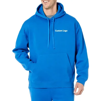 Premium Heavyweight Cotton Oversized Hoodie French Terry Fleece Custom Logo Wholesale Bulk OEM ODM Label Men Hoodie