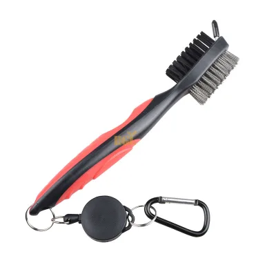 Hot Sale Golf Double Sided Brush Club Cleaning Brush Golf Ball Brush Golf Accessories