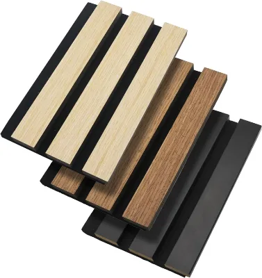 Indoor Decor Wood Plastic Composite Cladding Fluted Wall Board Interior PS Wall Panel Grating Plate Solid Wood Grille