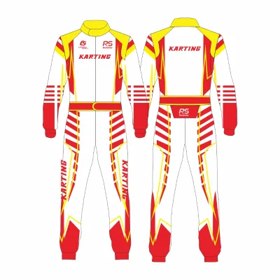 L2 Youth Karting Suit Two Layer Cordura Kids Go Kart Racing Suit Breathable Junior Kart Overall Custom Logo Wholesale OEM