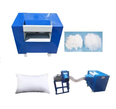 Sofa Cushion Pillow Filling Equipment Fiber Opening Stuffing Machine Bale Cotton Opener Recycling Machine