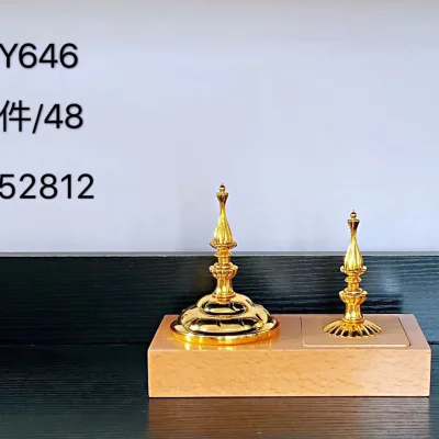 Gold bar Leaf Shape Rectangle Incense burner Arabic Charcoal Box Party Home