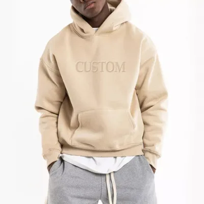 Custom oem logo hoodie custom embossed pullover sweatshirt hoodie for men