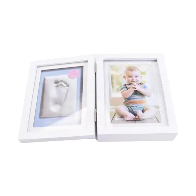 Custom Wooden Baby Photo Frame 100 Days Newborn Keepsake Eco Friendly Picture Frame with Rounded Corners Safe Milestone Display