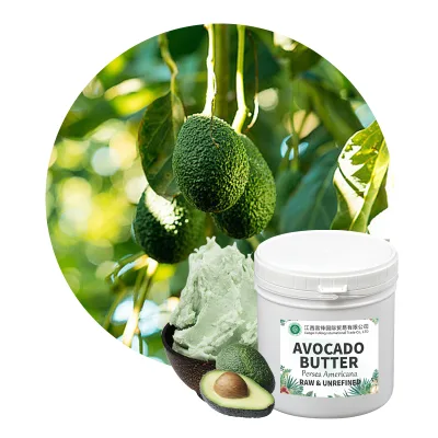 Premium Avocado Butter Raw Organic Unrefined for Body Cream & Lotion - 100Pure Natural, Cold Pressed, Vegan, Non-GMO, Bulk 1Kg