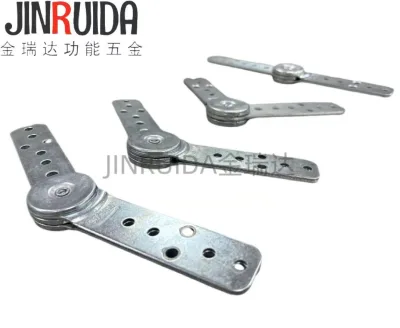 JIN RUI DA Industrial-Grade 90-180° Adjustable 6+1 Gear Compact Rebound Mechanism for Sofa Headrests